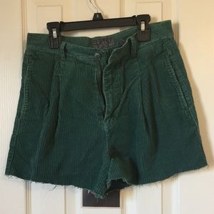 Vintage corduroy high waisted shorts